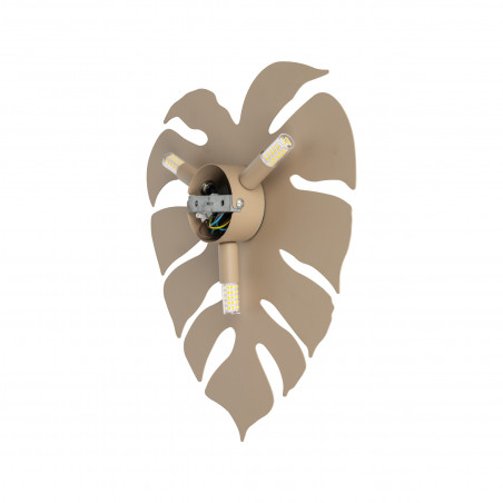 Kinkiet ścienny dekoracyjny Monstera Sabia 35cm beżowy TK Lighting