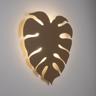 Kinkiet ścienny dekoracyjny Monstera Sabia 49cm beżowy TK Lighting