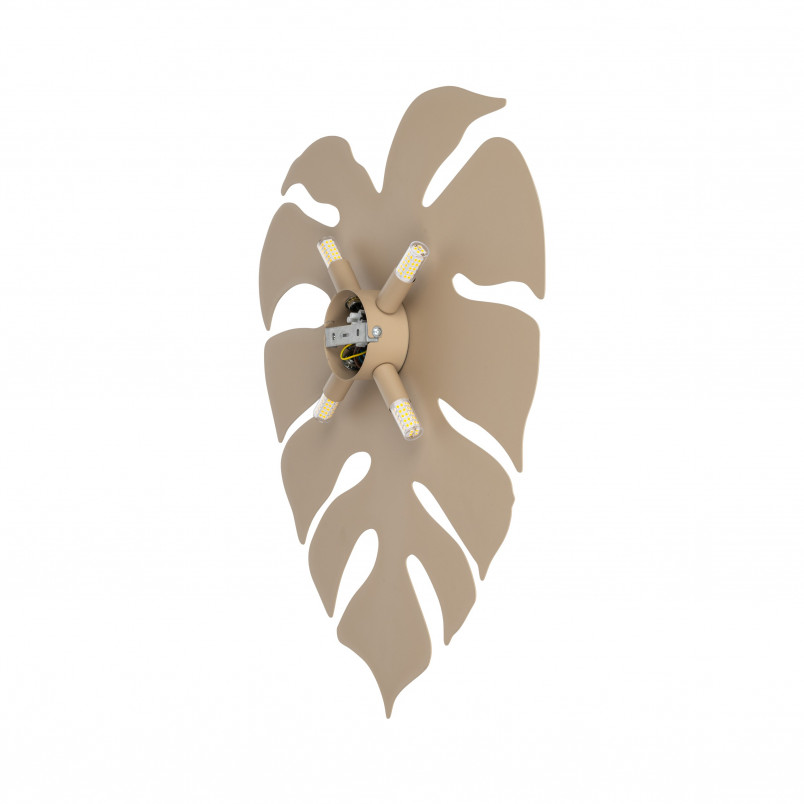 Kinkiet ścienny dekoracyjny Monstera Sabia 49cm beżowy TK Lighting