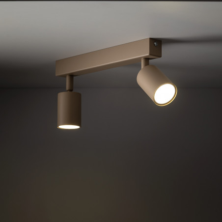 Reflektor sufitowy 2 punktowy Nex Sabia beżowy TK Lighting