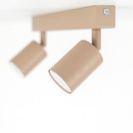 Reflektor sufitowy 2 punktowy Nex Sabia beżowy TK Lighting