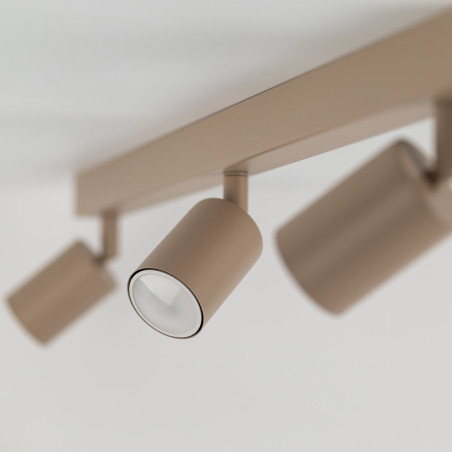 Reflektor sufitowy 4 punktowy Nex Sabia beżowy TK Lighting