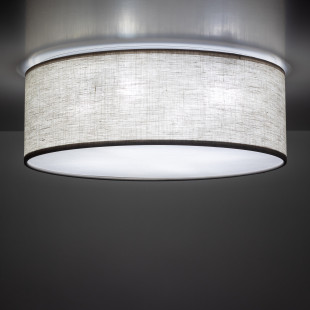 Plafon okrągły z abażurem Nicola 38cm len TK Lighting