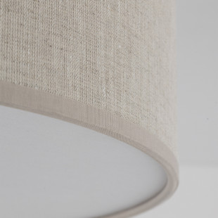 Plafon okrągły z abażurem Nicola 38cm len TK Lighting