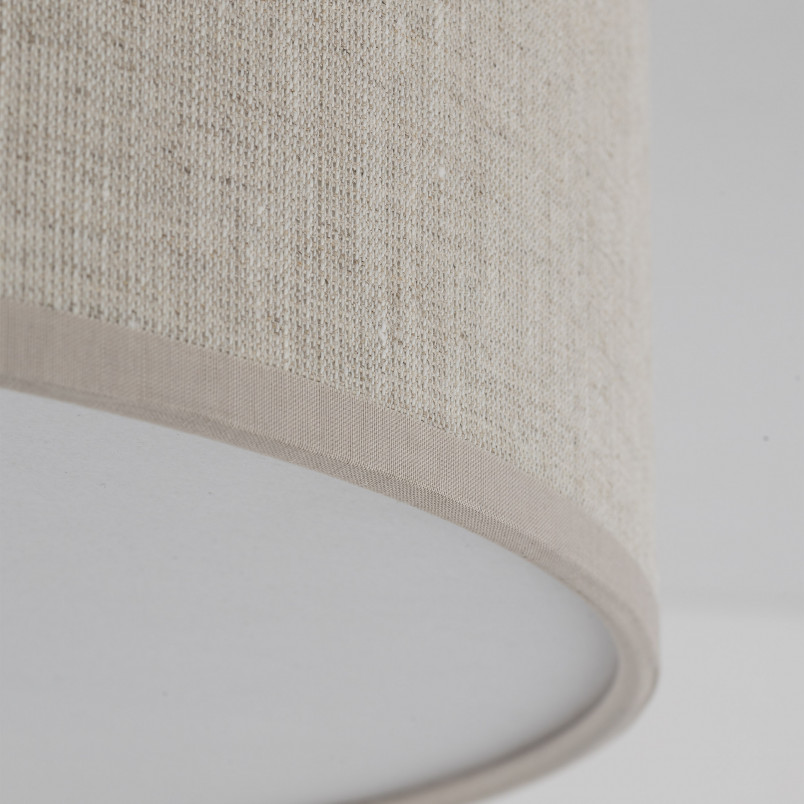 Plafon okrągły z abażurem Nicola 38cm len TK Lighting