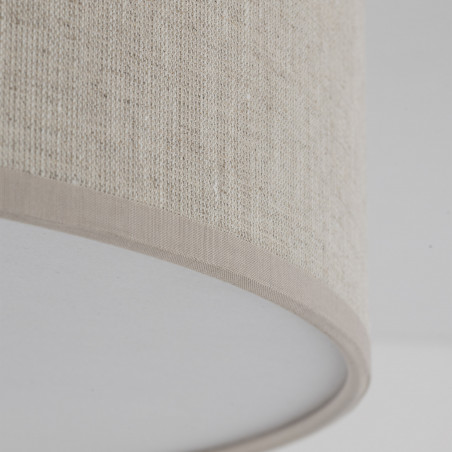 Plafon okrągły z abażurem Nicola 38cm len TK Lighting