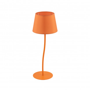Lampa stołowa na szafkę nocną Nicola pomarańczowa TK Lighting