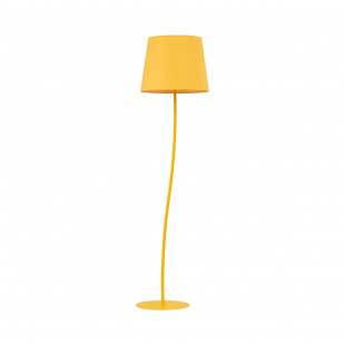 Lampa podłogowa z abażurem Nicola 150cm żółta TK Lighting