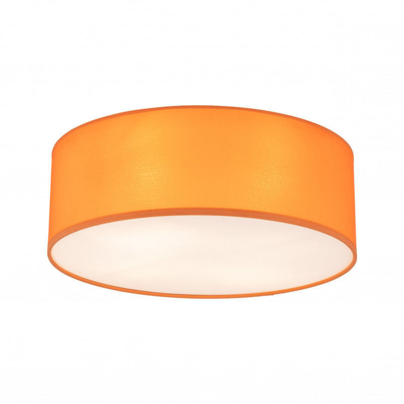 Plafon okrągły z abażurem Nicola 38cm pomarańczowy TK Lighting