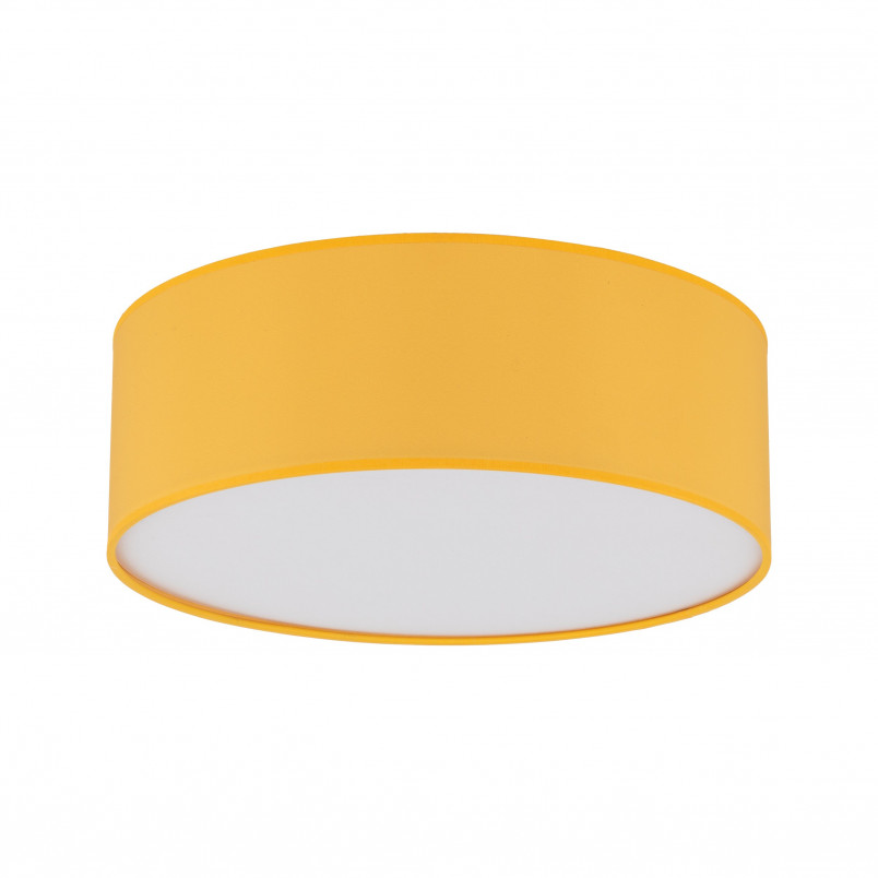 Plafon okrągły z abażurem Nicola 38cm żółty TK Lighting