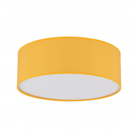 Plafon okrągły z abażurem Nicola 38cm żółty TK Lighting