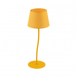 Lampa stołowa na szafkę nocną Nicola żółta TK Lighting