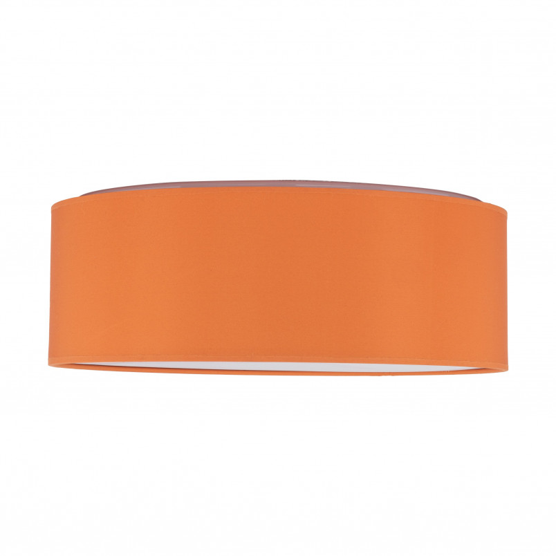 Plafon okrągły z abażurem Nicola 38cm pomarańczowy TK Lighting