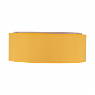 Plafon okrągły z abażurem Nicola 38cm żółty TK Lighting