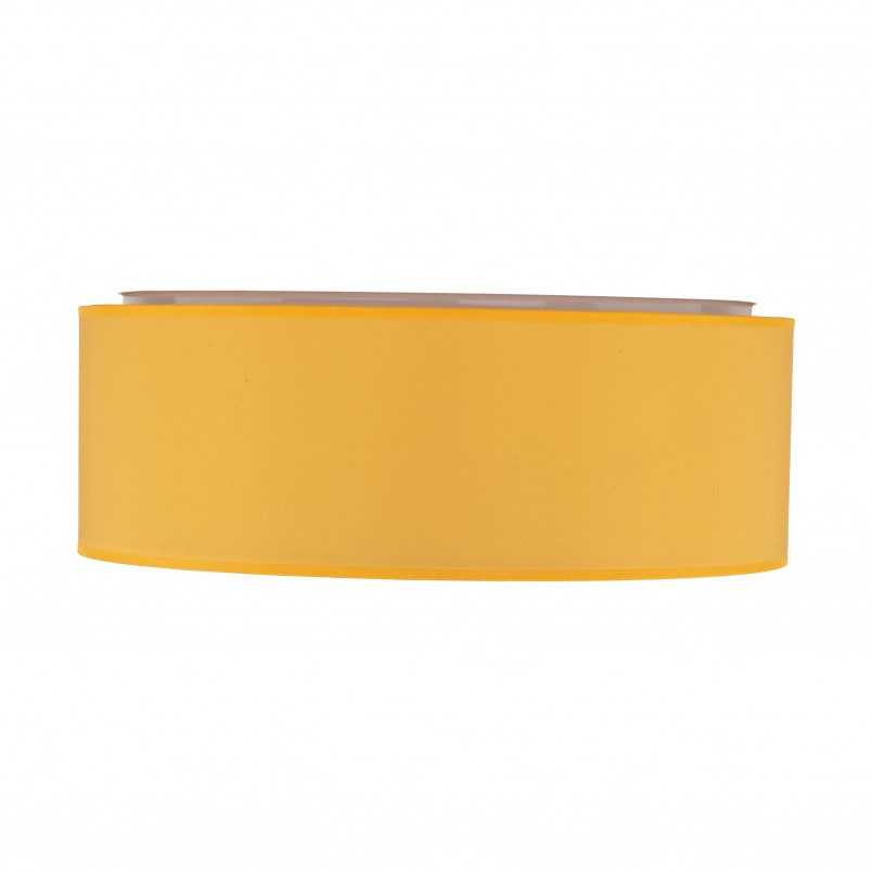 Plafon okrągły z abażurem Nicola 38cm żółty TK Lighting