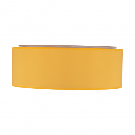 Plafon okrągły z abażurem Nicola 38cm żółty TK Lighting
