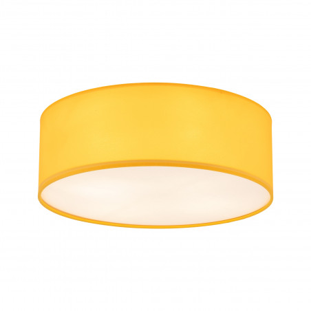Plafon okrągły z abażurem Nicola 38cm żółty TK Lighting