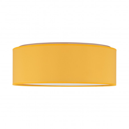 Plafon okrągły z abażurem Nicola 38cm żółty TK Lighting