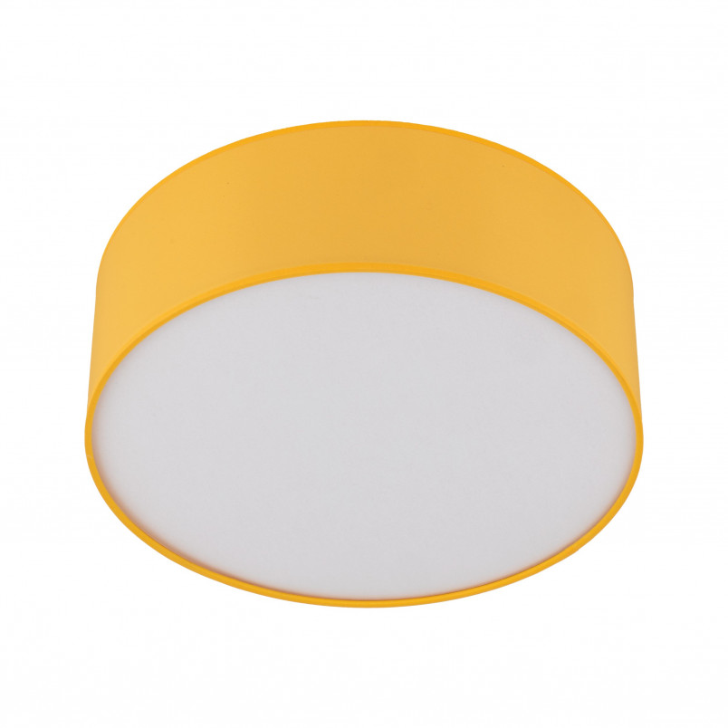 Plafon okrągły z abażurem Nicola 38cm żółty TK Lighting