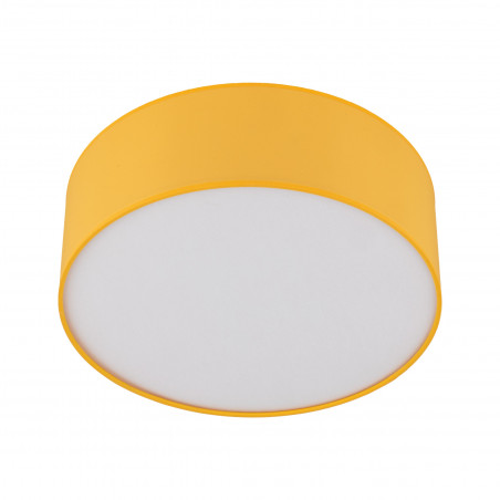 Plafon okrągły z abażurem Nicola 38cm żółty TK Lighting
