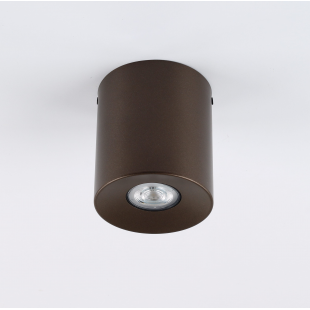 Lampa punktowa spot tuba Orion 11cm H12,5cm brązowa TK Lighting