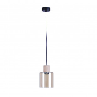 Lampa wisząca szklana Orson 13cm bursztynowa TK Lighting