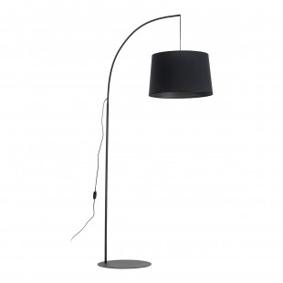 Lampa podłogowa z wiszącym abażurem Orta 200cm czarna TK Lighting
