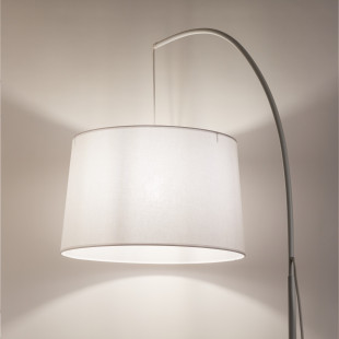 Lampa podłogowa z wiszącym abażurem Orta 200cm biała TK Lighting
