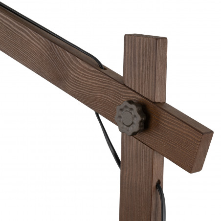 Lampa podłogowa loft Oslo 180cm brąz / orzech TK Lighting
