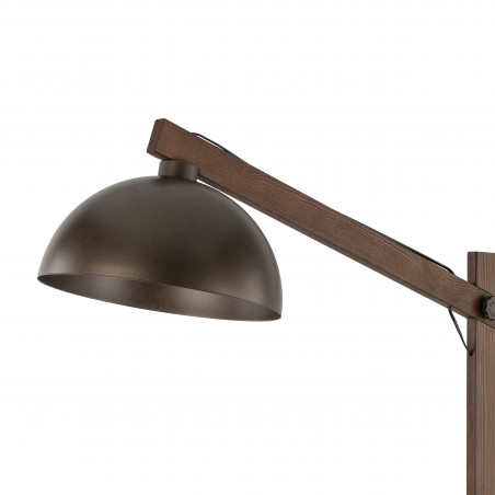 Lampa podłogowa loft Oslo 180cm brąz / orzech TK Lighting