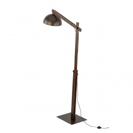 Lampa podłogowa loft Oslo 180cm brąz / orzech TK Lighting