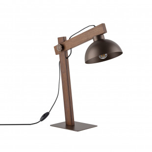 Lampa biurkowa loft Oslo brąz / orzech TK Lighting