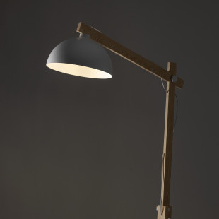 Lampa podłogowa skandynawska Oslo 180cm biały / sosna TK Lighting