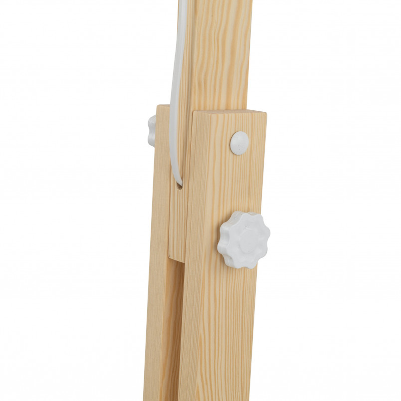 Lampa podłogowa skandynawska Oslo 180cm biały / sosna TK Lighting