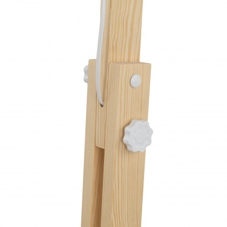 Lampa podłogowa skandynawska Oslo 180cm biały / sosna TK Lighting