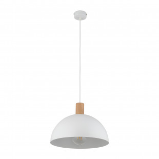 Lampa wisząca skandynawska Oslo 33,5cm biały / sosna TK Lighting