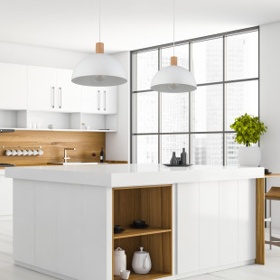 Lampa wisząca skandynawska Oslo 33,5cm biały / sosna TK Lighting