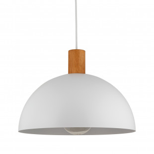 Lampa wisząca skandynawska Oslo 33,5cm biały / sosna TK Lighting