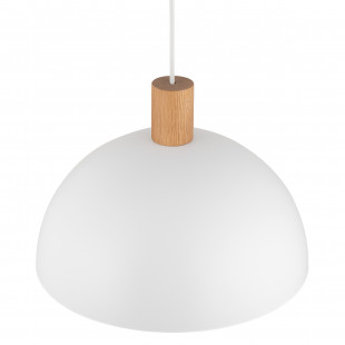 Lampa wisząca skandynawska Oslo 33,5cm biały / sosna TK Lighting