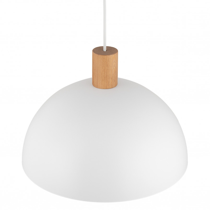 Lampa wisząca skandynawska Oslo 33,5cm biały / sosna TK Lighting