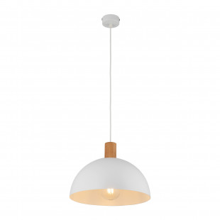 Lampa wisząca skandynawska Oslo 33,5cm biały / sosna TK Lighting