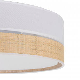 Plafon boho Paglia New 45cm biały / plecionka TK Lighting
