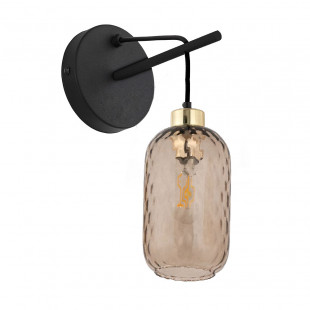 Kinkiet wiszący retro Pescara brusztynowy TK Lighting