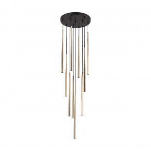 Lampa glamour wiszące tuby Piano X 35cm złota TK Lighting