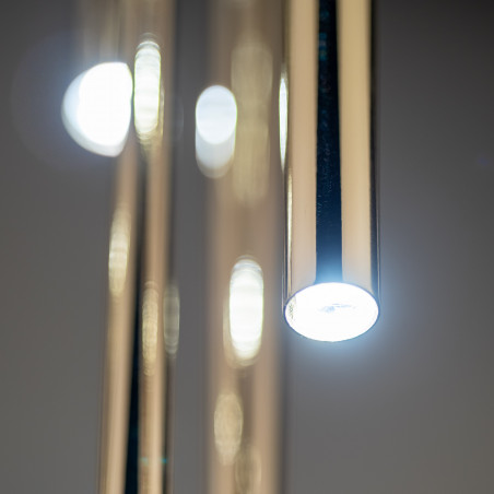 Lampa glamour wiszące tuby Piano X 35cm złota TK Lighting