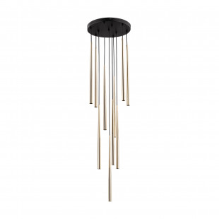 Lampa glamour wiszące tuby Piano X 35cm złota TK Lighting