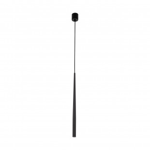 Lampa wisząca tuba Piano 5,2cm czarna TK Lighting