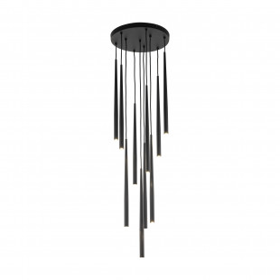 Lampa wiszące tuby Piano X 35cm czarna TK Lighting