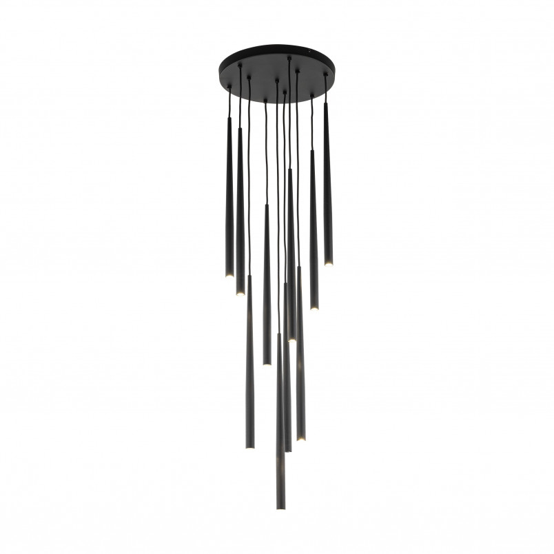 Lampa wiszące tuby Piano X 35cm czarna TK Lighting