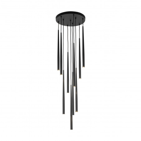 Lampa wiszące tuby Piano X 35cm czarna TK Lighting